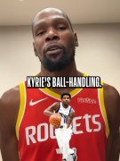 KD：我什么都会&唯独想拥有欧文控球！欧文隔空回复：我爱你